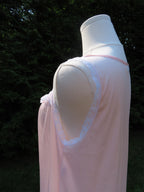 1960s Milco Lingerie pink and white nightgown