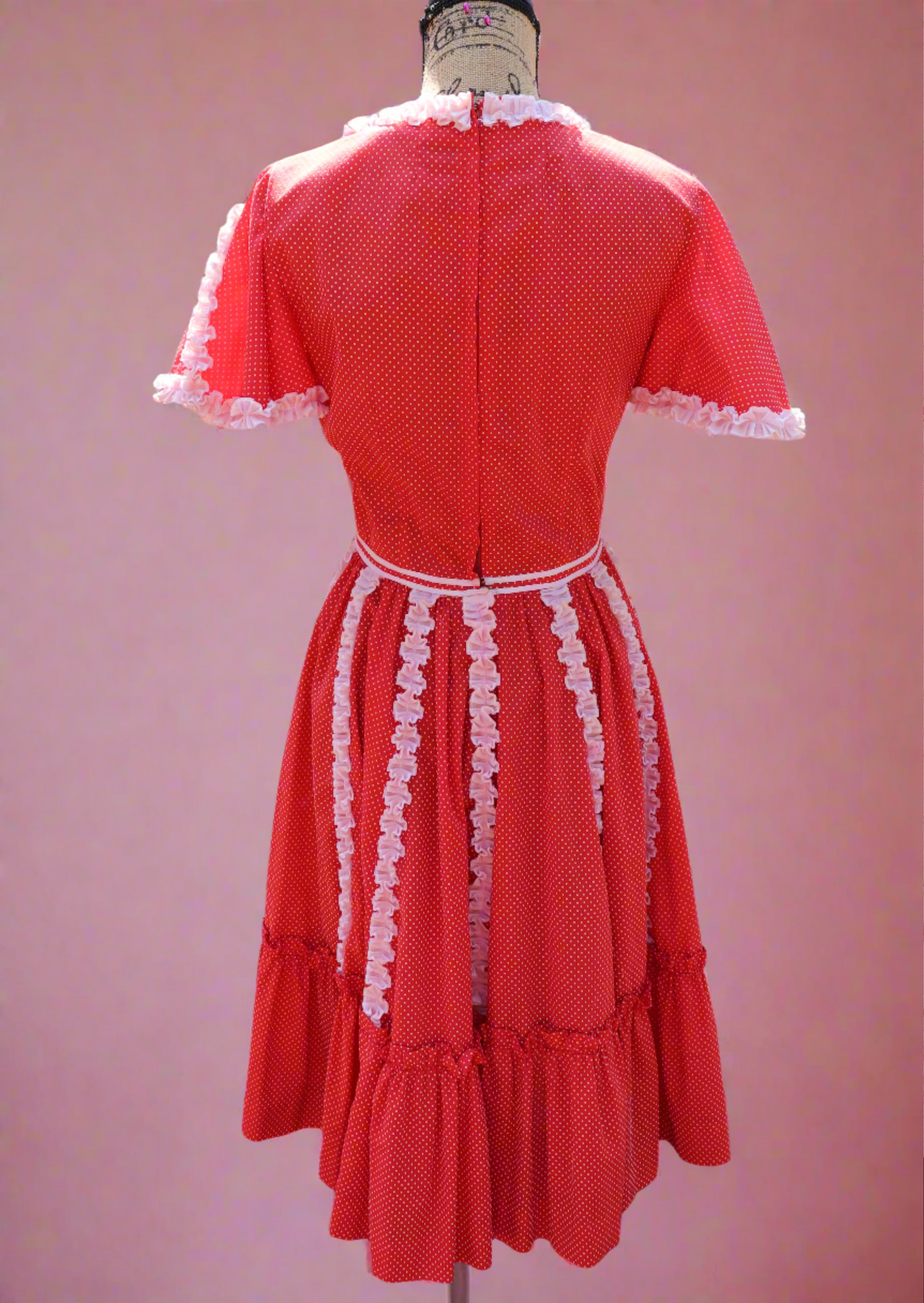 annie red dress pattern Annie Dress Poster