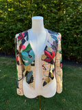 1980s 100% silk Jack Bryan for Saks Fifth Avenue beaded jacket