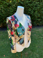 1980s 100% silk Jack Bryan for Saks Fifth Avenue beaded jacket