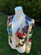 1980s 100% silk Jack Bryan for Saks Fifth Avenue beaded jacket