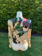 1980s 100% silk Jack Bryan for Saks Fifth Avenue beaded jacket