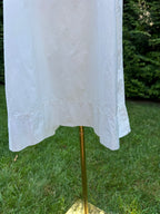 1910s white cotton chemise